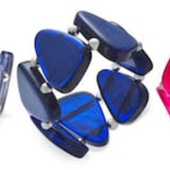 Style and Co Bead and Resin Stretch Bracelet, Various Colors - Picture 2 of 4